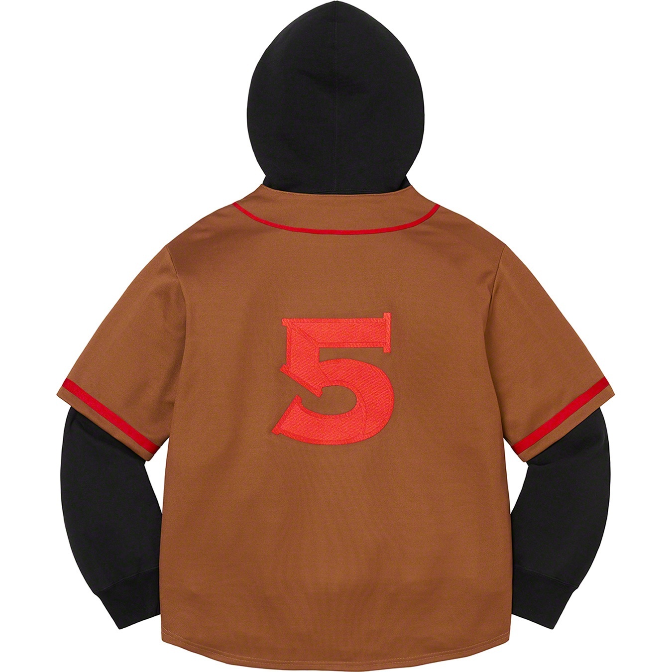 Baseball Jersey Hooded Sweatshirt view 2